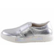 Kép 1/3 - Asso Kids prémium, ezüst gumipántos lányka cipő