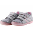 Kép 2/3 - Szürke-rózsaszín csillagos, világító talpú, vízlepergetős, dd step cipő