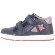 Kép 1/3 - Kék, flitteres, rózsaszín csillagos, lélegző talpú, Geox cipő