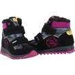 Fekete-lila, Primigi logo-s, vízálló, bundás, Gore-Tex bakancs