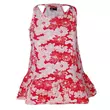 Losan piros-koral-narancs virágmintás nyári ruha (92)
