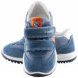 Kép 3/3 - Kék, narancs Primgi logo-s, kívül-belül bőr, Primigi edzőcipő