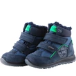 Sötétkék-neonzöld, bundás, vízálló, Gore-Tex, Primigi bakancs