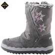 Szürke-ezüst-pink hópelyhes, vízálló, Gore-Tex, bundás, Primigi csizma