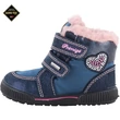 Kék, szívecskés, vízálló, bundás, Gore-Tex Primigi bakancs