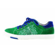 Kép 1/3 - Richter zöld, oldalt számos, kék fűzős átmeneti cipő
