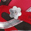 Kép 4/4 - Szürke-ciklámen-ezüst virágos, fűzős Superfit cipő