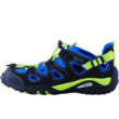 Kép 1/4 - Fekete-kék-neon gumifűzős Superfit nyitott edzőcipő
