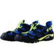 Kép 2/4 - Fekete-kék-neon gumifűzős Superfit nyitott edzőcipő