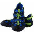 Kép 3/4 - Fekete-kék-neon gumifűzős Superfit nyitott edzőcipő