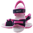 Sötétkék, pink virágos Superfit szandál