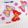 Kép 4/4 - Fehér pillangós nyitott Superfit vászoncipő