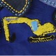 Kép 2/4 - Kék, sárga markolós, Szamos supinált cipő