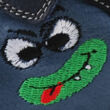 Kép 2/4 - Sötétkék-zöld, vicces figurás, Szamos supinált cipő