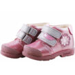 Kép 2/3 - Csillogós rózsaszín-szürke, virágos, Szamos supinált cipő