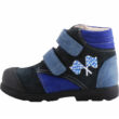 Kép 1/3 - Kék, zászlós, magasszárú, Szamos supinált cipő