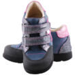Kép 3/3 - Kék, pink virágos, Szamos supinált gyerekcipő