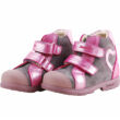Kép 2/3 - Szürke-pink, szívecskés, magasszárú, Szamos supinált cipő