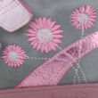 Kép 2/4 - Szürke, rózsaszín virágos, Szamos supinált cipő