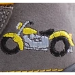 Szürke-mustár, motoros, zárt orrú, Szamos supinált szandál