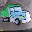 Kép 2/4 - Szürke-zöld, teherautós, keskeny, Szamos supinált szandál