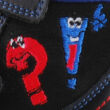 Kép 4/4 - Fekete-kék-piros, figurás, termo béléses, vízálló, Szamos supinált bakancs