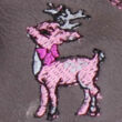 Kép 4/4 - Szürke-rózsaszín, rénszarvasos, vízálló, meleg béléses, Szamos supinált bakancs