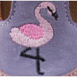 Kép 2/4 - Lila, rózsaszín, flamingós, Szamos supinált, felvezetőpántos balerina