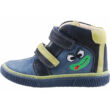Kép 1/3 - Kék-zöld, vicces figurás, magasszárú, Szamos cipő