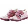 Kép 2/3 - Rózsaszín-ezüst, virágos, hajlékony talpú Szamos cipő