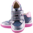 Kép 3/3 - Kék, pink, csillogó virágos, Szamos cipő