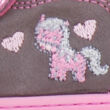Kép 2/4 - Szürke, rózsaszín lovacskás, hajlékony talpú, Szamos tanulócipő