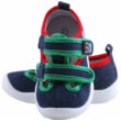 Kép 1/3 - Kék-zöld-piros, kisautós, nyitott Padini vászoncipő