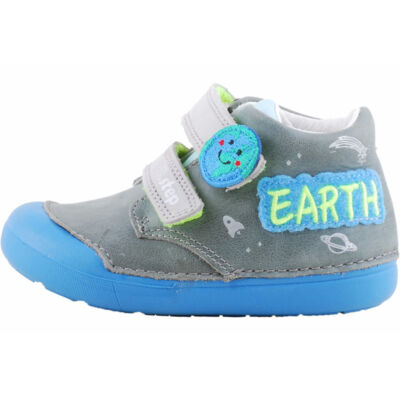 Zöld-kék, bolygós, extra puha talpú, dd step cipő