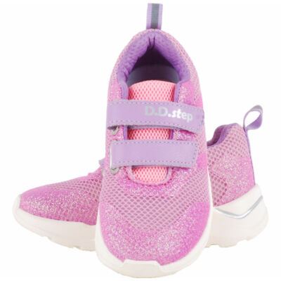 Csillogós rózsaszín, habkönnyű, dd step edzőcipő