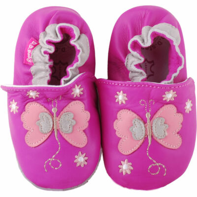 Ciklámen, rózsaszín pillangós, dd step, puhatalpú cipő