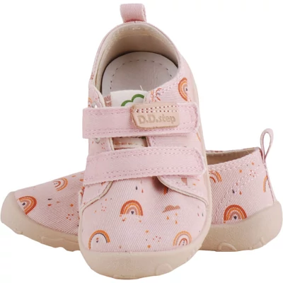 Rózsaszín, barefoot, dd step vászoncipő