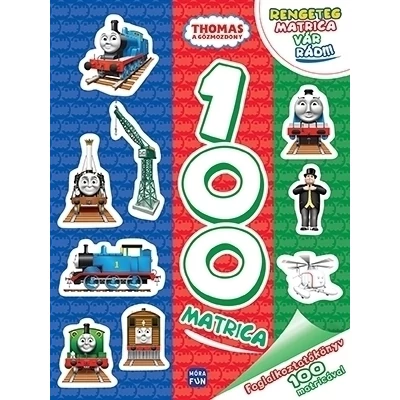 Thomas a gőzmozdony foglalkoztatókönyv 100 matricával