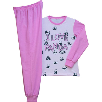 Pandás, Pampress, lányka 100% pamut pizsama