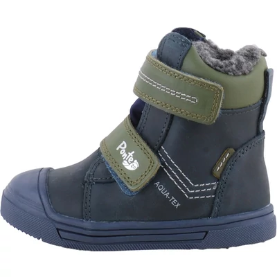 Vízálló, sötétkék-zöld, Ponte 20 bakancs