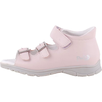 HalányrózsaszN, szürke talpú, Ponte20 supinált szandál 2 csat 1 tépőzáras