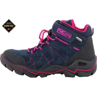 Kék-pink, vízálló, Gore-Tex bakancs