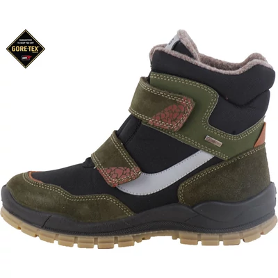 Vízálló, bundás, Gore-Tex, keki-fekete Primigi bakancs