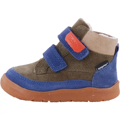 Vízálló, bundás, kék-keki, Richter fiú bakancs