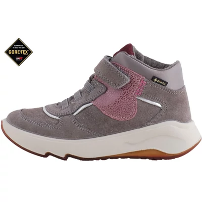 Szürke, Gore-Tex, vízálló,lányka magasszárú cipő