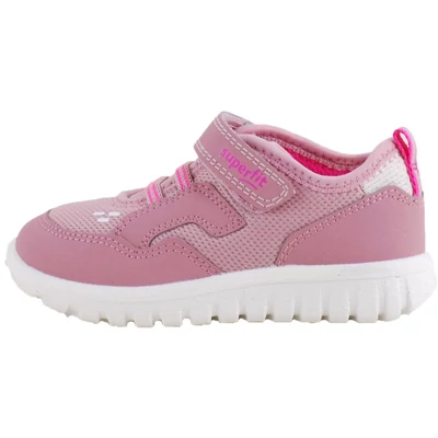 Mályva rózsaszín, gumifűzős, tépőzáras, Superfit edzőcipő