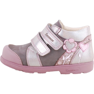 Szürke-rózsaszín, lányka Szamos supinált cipő