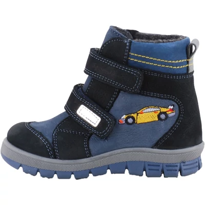 Vízálló, kék, versenyautós, Szamos bakancs