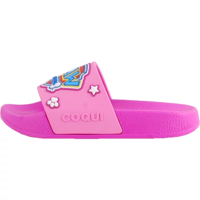 Pink Mancs őrjáratos Coqui strandpapucs oldalról