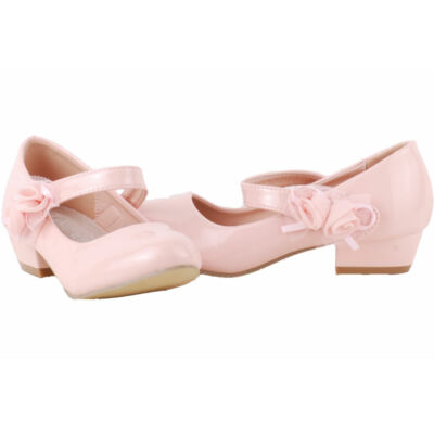Rózsaszín, lakk, rózsás, kopogós cipő